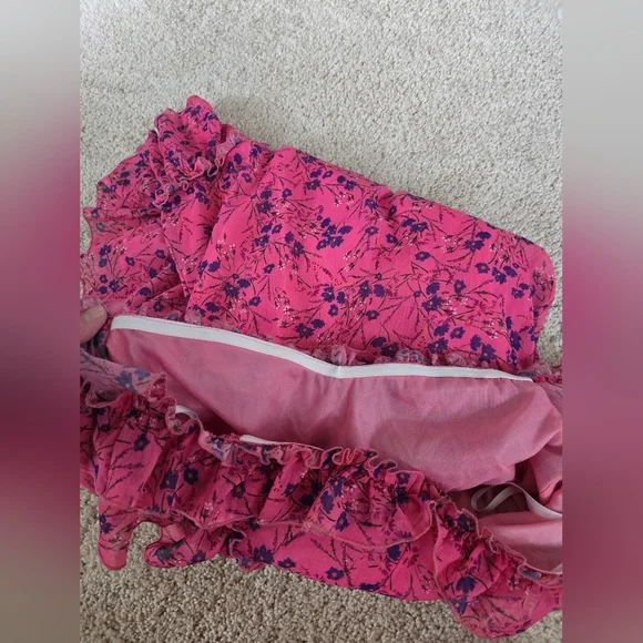 Majorelle Grace Mini Pink Floral Dress Size Small Womens - Picture 9 of 12